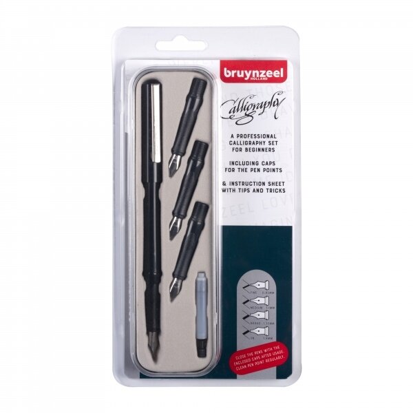 Набор для каллиграфического письма Bruynzeel Beginner Calligraphy Pens 5 предметов Набор для каллиграфического письма Bruynzeel Beginner Calligraphy Pens 5 предметов