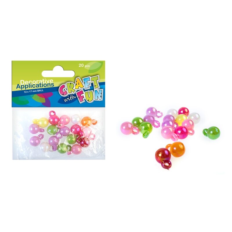 Karoliukiai-pakabukai, 20 vnt. CRAFT-FUN Karoliukiai-pakabukai, 20 vnt. CRAFT-FUN