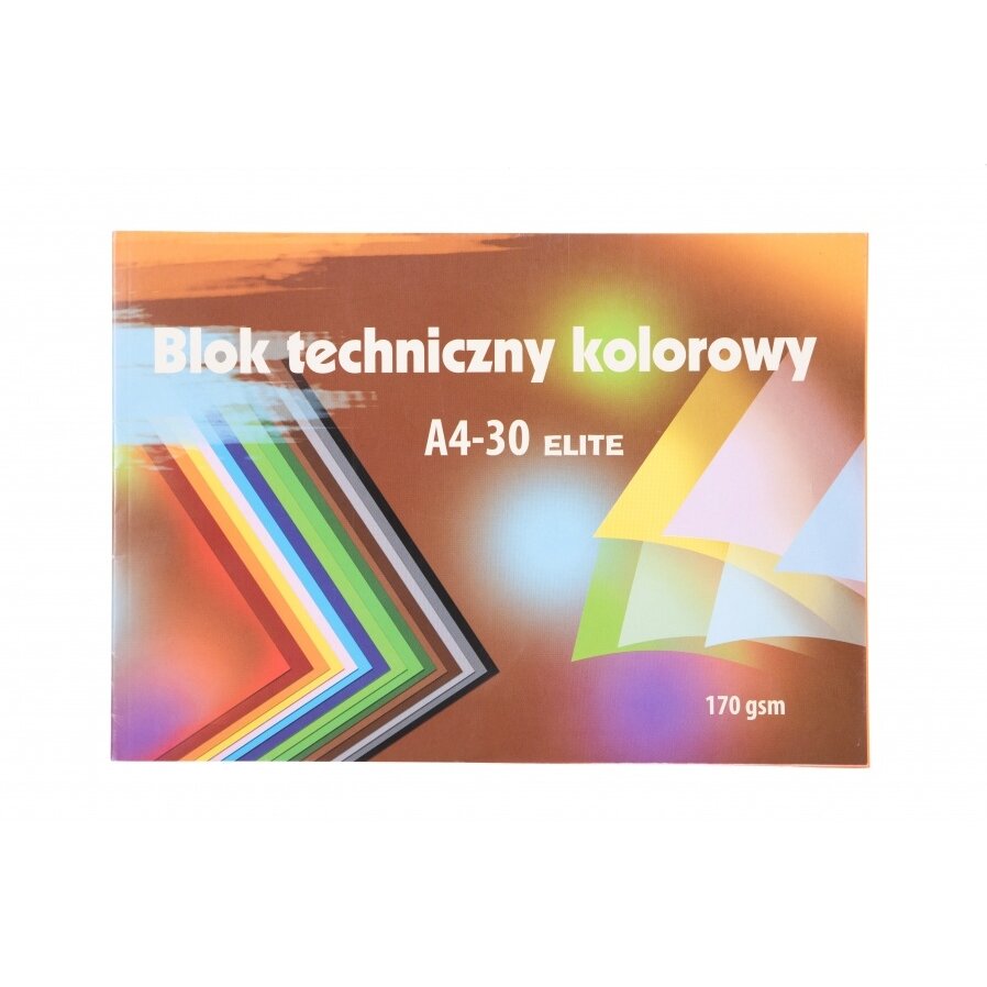 Kartonas spalvotas Kreska ELITE A4 30 lapų Kartonas spalvotas Kreska ELITE A4 30 lapų
