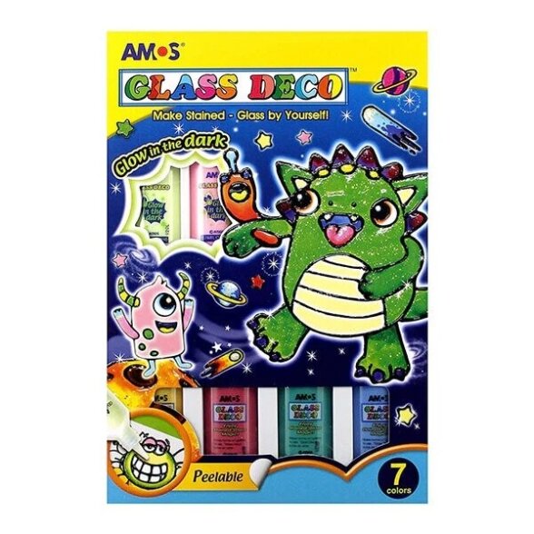 Amos Glass Deco Glow in the Dark 7x22 ml