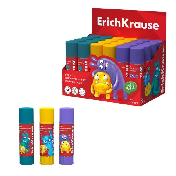 Glue stick ErichKrause Jolly Friends 13 g