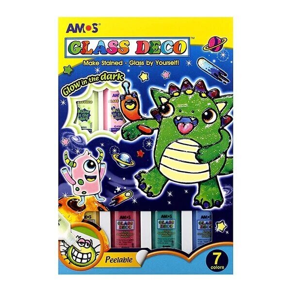 Amos Glass Deco Glow in the Dark 7x22 ml