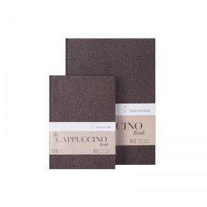 Knygelė eskizams CAPPUCCINO A4, 40 lapų, popierius 120 gr. šviesiai rudos spalvos Knygelė eskizams CAPPUCCINO A4, 40 lapų, popierius 120 gr. šviesiai rudos spalvos