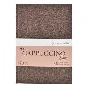Knygelė eskizams CAPPUCCINO A4, 40 lapų, popierius 120 gr. šviesiai rudos spalvos 1