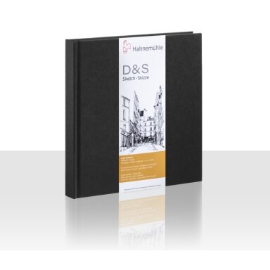 Knygutė eskizams Hahnemuehle "D&S" 140 g/m² 14x14 cm 80 lapų Knygutė eskizams Hahnemuehle "D&S" 140 g/m² 14x14 cm 80 lapų