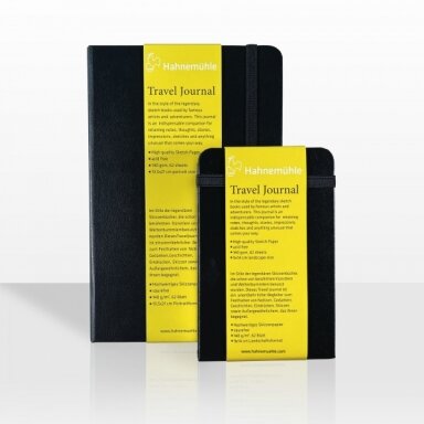 Knygutė eskizams Hahnemuehle Travel Journal 140 g/m² 9x14 cm 62 lapai Knygutė eskizams Hahnemuehle Travel Journal 140 g/m² 9x14 cm 62 lapai