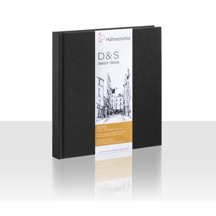 Knygutė eskizams Hahnemuehle "D&S" 140 g/m² 14x14 cm 80 lapų
