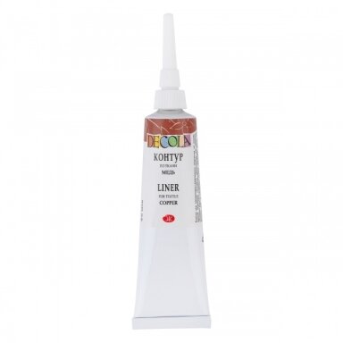 Acrylic Liners for Textile Decola in Tubes 18 ml — 964 Copper