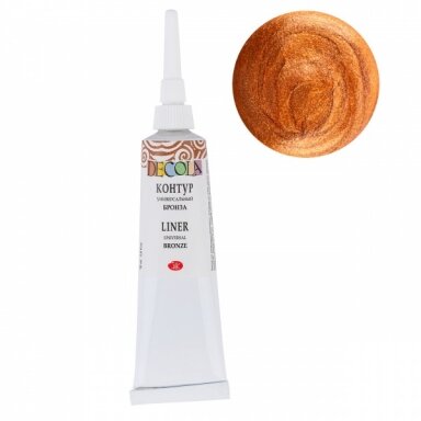 Decola Universal Acrylic Liner in Metal Tube 18 ml — 963 Bronze