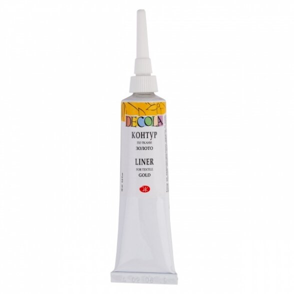 Acrylic Liners for Textile Decola in Tubes 18 ml — 965 Gold Acrylic Liners for Textile Decola in Tubes 18 ml — 965 Gold