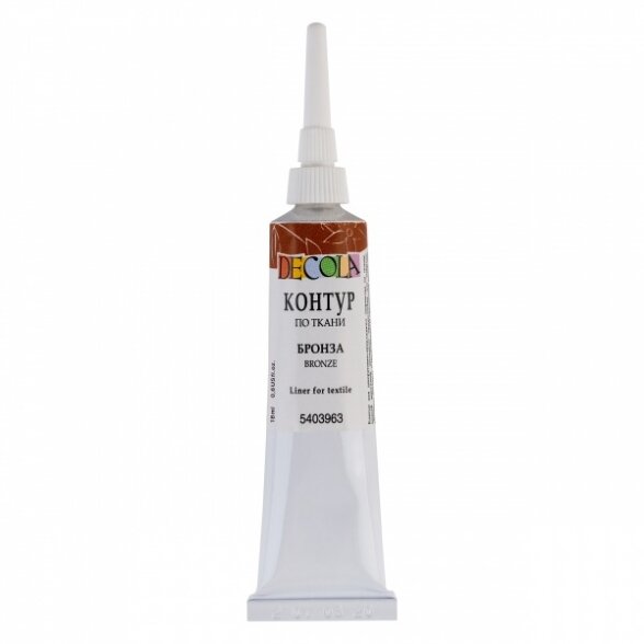 Acrylic Liners for Textile Decola in Tubes 18 ml — 963 Bronze Acrylic Liners for Textile Decola in Tubes 18 ml — 963 Bronze