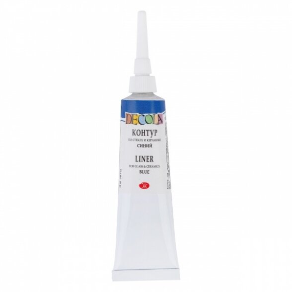 Kontūras stiklui ir keramikai Decola 18 ml Nr.515 mėlynas Kontūras stiklui ir keramikai Decola 18 ml Nr.515 mėlynas