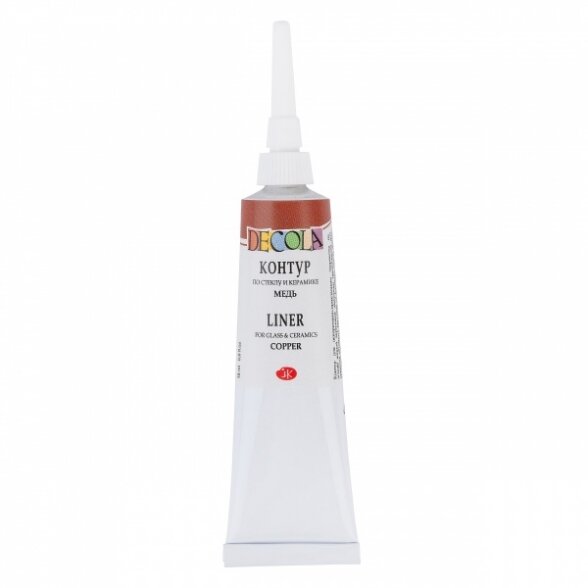 Decola Glass & Ceramic Contour Liner in Metal Tubes 18 ml — 964 Copper Decola Glass & Ceramic Contour Liner in Metal Tubes 18 ml — 964 Copper