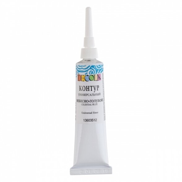 Decola Universal Acrylic Liner in Metal Tube 18 ml — 512 Light blue Decola Universal Acrylic Liner in Metal Tube 18 ml — 512 Light blue