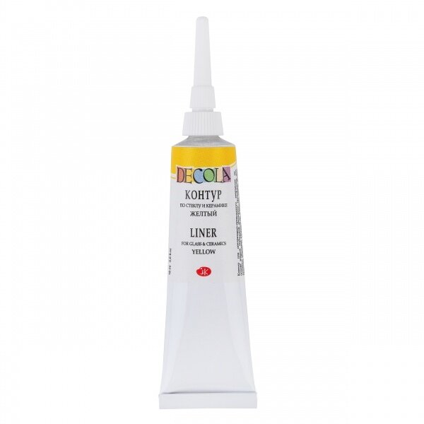 Kontūras stiklui ir keramikai Decola 18 ml Nr.211 geltonas