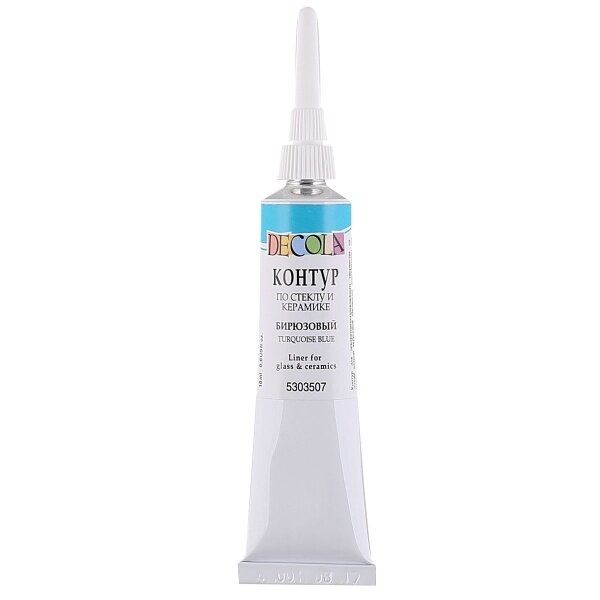 Decola Glass & Ceramic Contour Liner in Metal Tubes 18 ml — 507 Blue Decola Glass & Ceramic Contour Liner in Metal Tubes 18 ml — 507 Blue