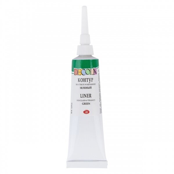 Kontūras stiklui ir keramikai Decola 18 ml Nr.725 žalias