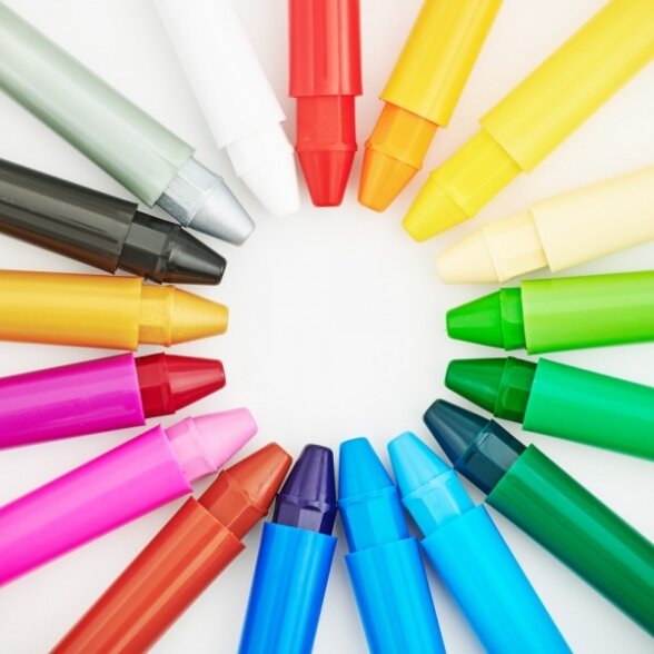 Kreidelės šilkinės 3 viename Amos Colorix 24 sp. 3