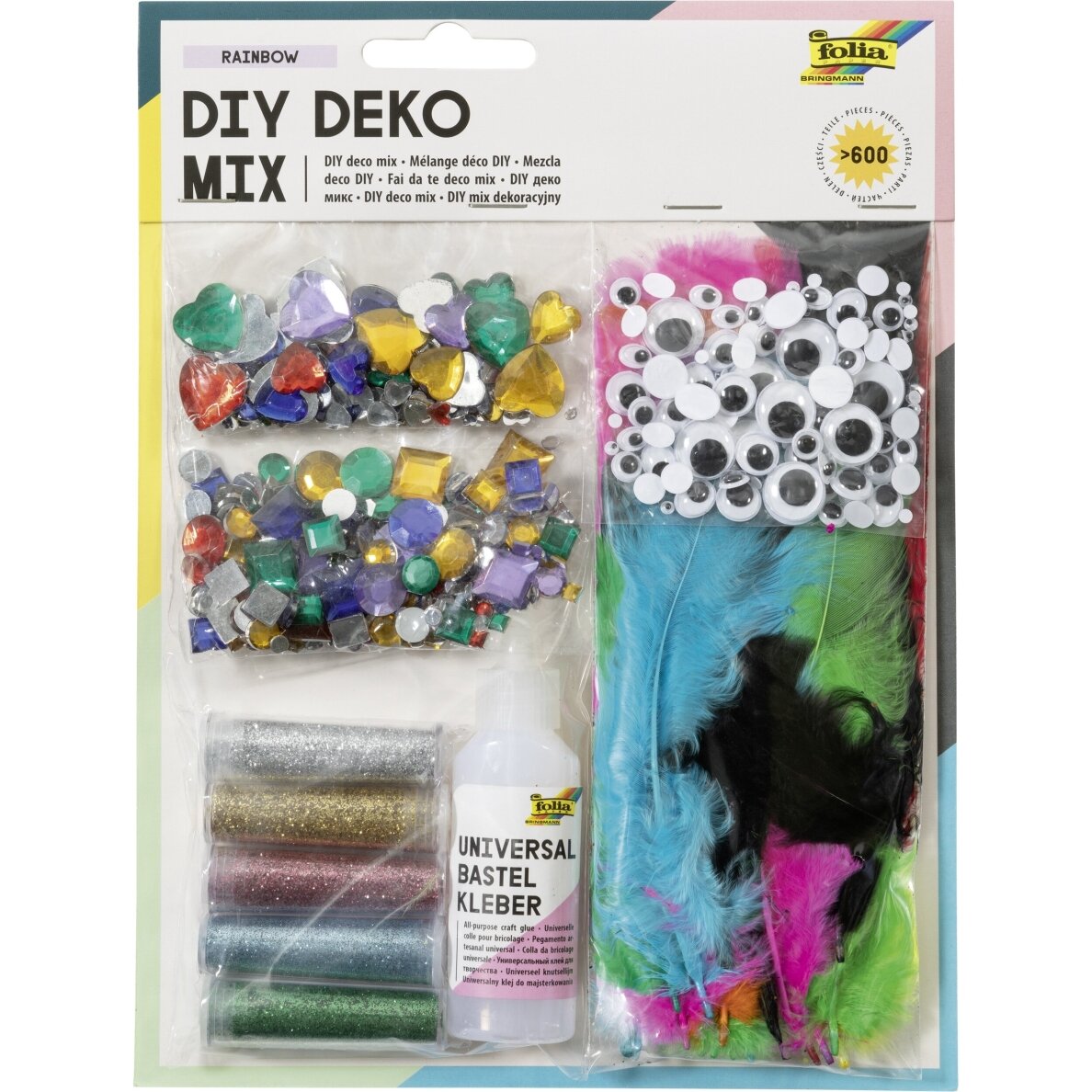 Набор для апликаций Deco-Mix, более 600 штук