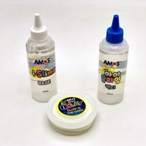Kūrybinis rinkinys "Pasigamink slaimą Glow in the dark" Amos 1