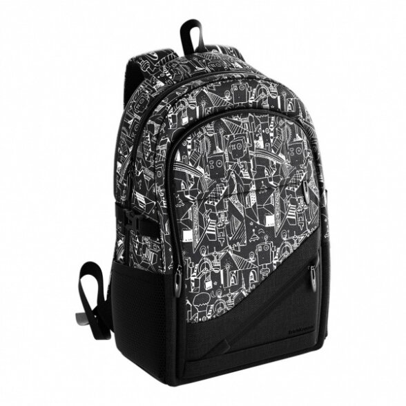 Kuprinė ErichKrause® CityLine 19L Black and White Kuprinė ErichKrause® CityLine 19L Black and White