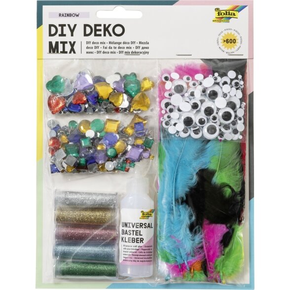 Набор для апликаций Deco-Mix, более 600 штук