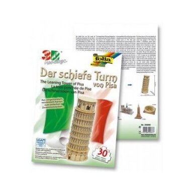 Lankstinys Folia Pasviręs Bokštas-Pisa 30 vnt. (kart.konstr.)