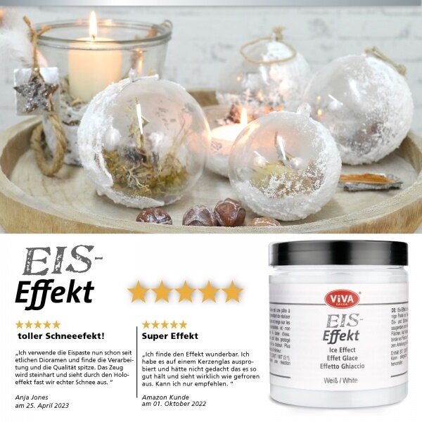 Ledo efekto pasta 250 ml, baltos sp. Viva Decor 1 Ledo efekto pasta 250 ml, baltos sp. Viva Decor 1