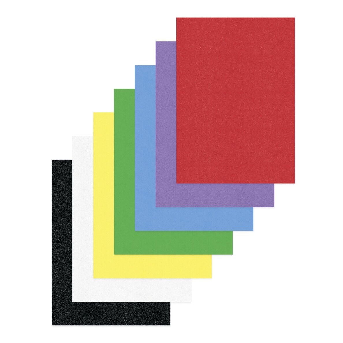 Foamcraft BASIC, 20x29cm, 7 sheets, assorted colours 2