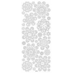 Lipdukų rinkinys Folia, 12 vnt., auksinis+sidabrinis 2
