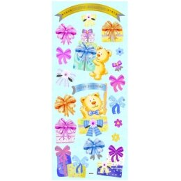 3D-Effect-Stickers ALL-YEAR-ROUND Set II, 10x23cm, 6 sheets, assorted designs 2