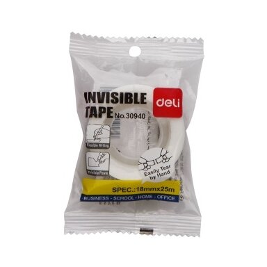 Lipni juosta "INVISIBLE" 12mm*25m Lipni juosta "INVISIBLE" 12mm*25m