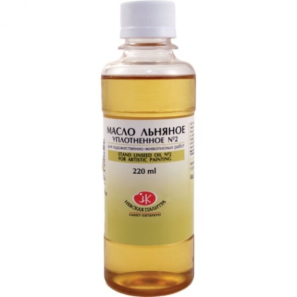 Linų aliejus sutirštintas Nevskaya Palitra 220 ml Linų aliejus sutirštintas Nevskaya Palitra 220 ml