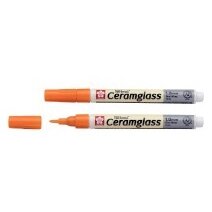 Markeris Sakura Pen-Touch Ceramglass 1.0 mm stiklui ir keramikai oranžinis 1 Markeris Sakura Pen-Touch Ceramglass 1.0 mm stiklui ir keramikai oranžinis 1