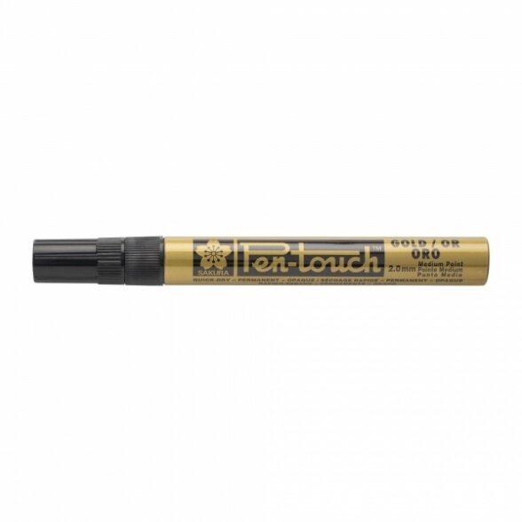 Sakura Pen-Touch Marker Medium 2.0 mm Gold 1 Sakura Pen-Touch Marker Medium 2.0 mm Gold 1