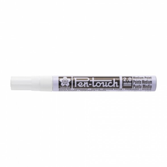 Markeris Sakura Pen-Touch 2 mm baltas Markeris Sakura Pen-Touch 2 mm baltas