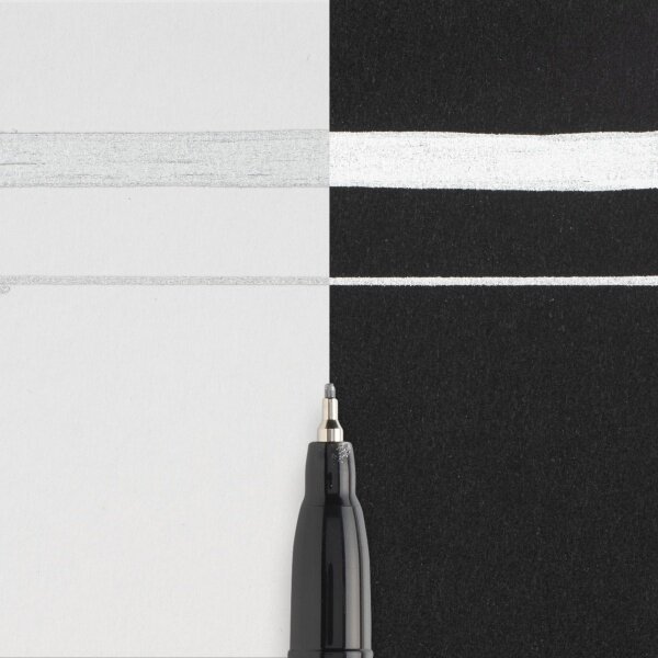 Sakura Pen-Touch Marker Extra Fine 0.7 mm Silver 2 Sakura Pen-Touch Marker Extra Fine 0.7 mm Silver 2