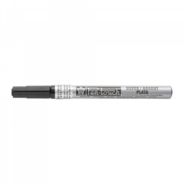 Sakura Pen-Touch Marker Extra Fine 0.7 mm Silver Sakura Pen-Touch Marker Extra Fine 0.7 mm Silver