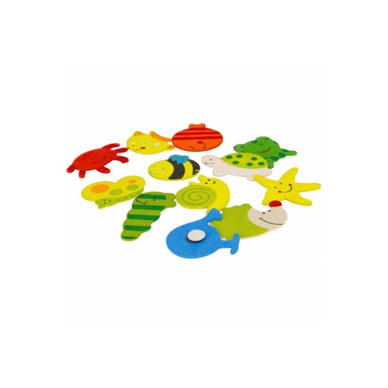 Магниты деревянные Starpak Animals 40 мм 12 штук 2