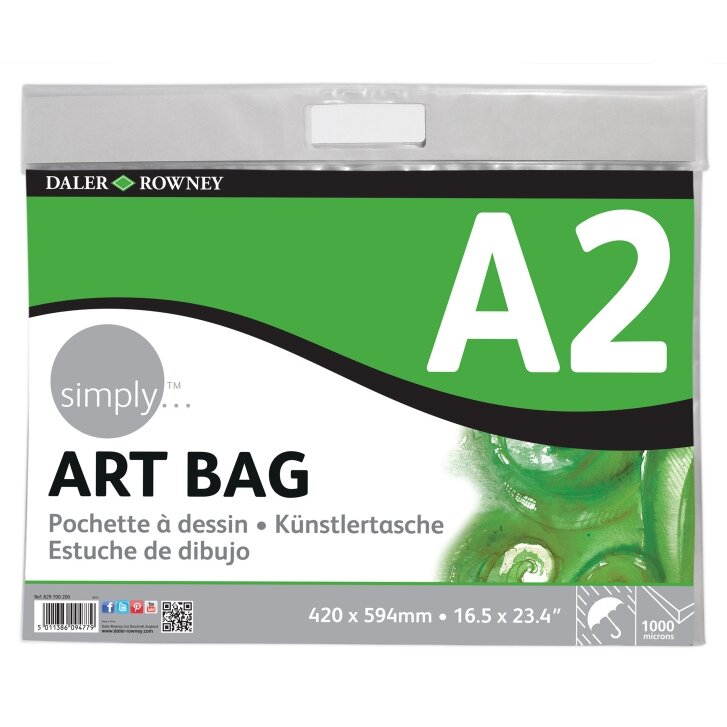 Dėklas piešiniams Daler-Rowney Simply Artbag A2
