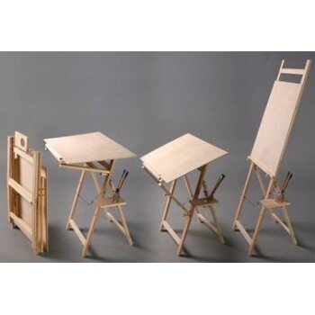 Student Easel-table with a shelf for paints | Art Supplies and Creative ...