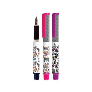 Cresco Fountain Pen  Go Pen Animals, Iridium M Nib