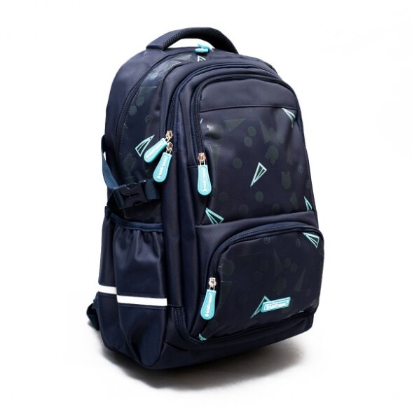 Mokyklinė kuprinė ErichKrause® SchoolLine Blue Style 2 skyriai 23 L Mokyklinė kuprinė ErichKrause® SchoolLine Blue Style 2 skyriai 23 L