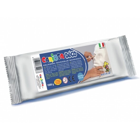 Масса для лепки Carioca Deco 1000 g белый Масса для лепки Carioca Deco 1000 g белый