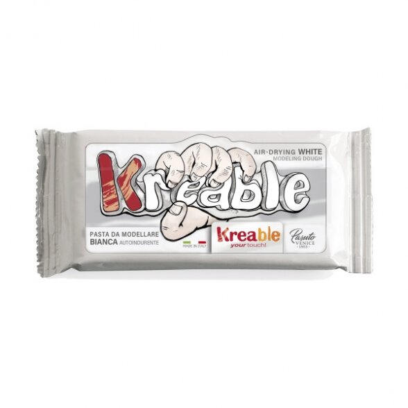 Kreable White Modeling Dough 250 g Kreable White Modeling Dough 250 g
