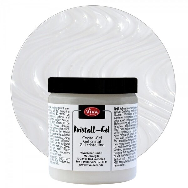 Modeliavimo gelis Viva Decor Kristall Gel 250 ml skaidrus Modeliavimo gelis Viva Decor Kristall Gel 250 ml skaidrus