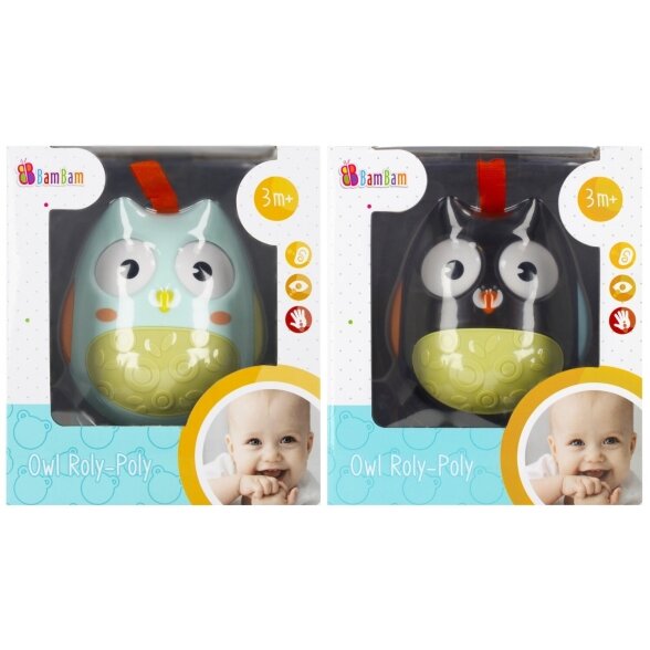 Игрушка-неваляшка Сова BAM BAM