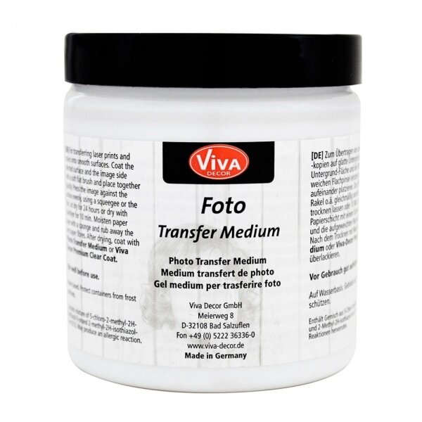 Nuotraukų perkėlimo priemonė Foto Transfer Medium Viva Decor 250 ml