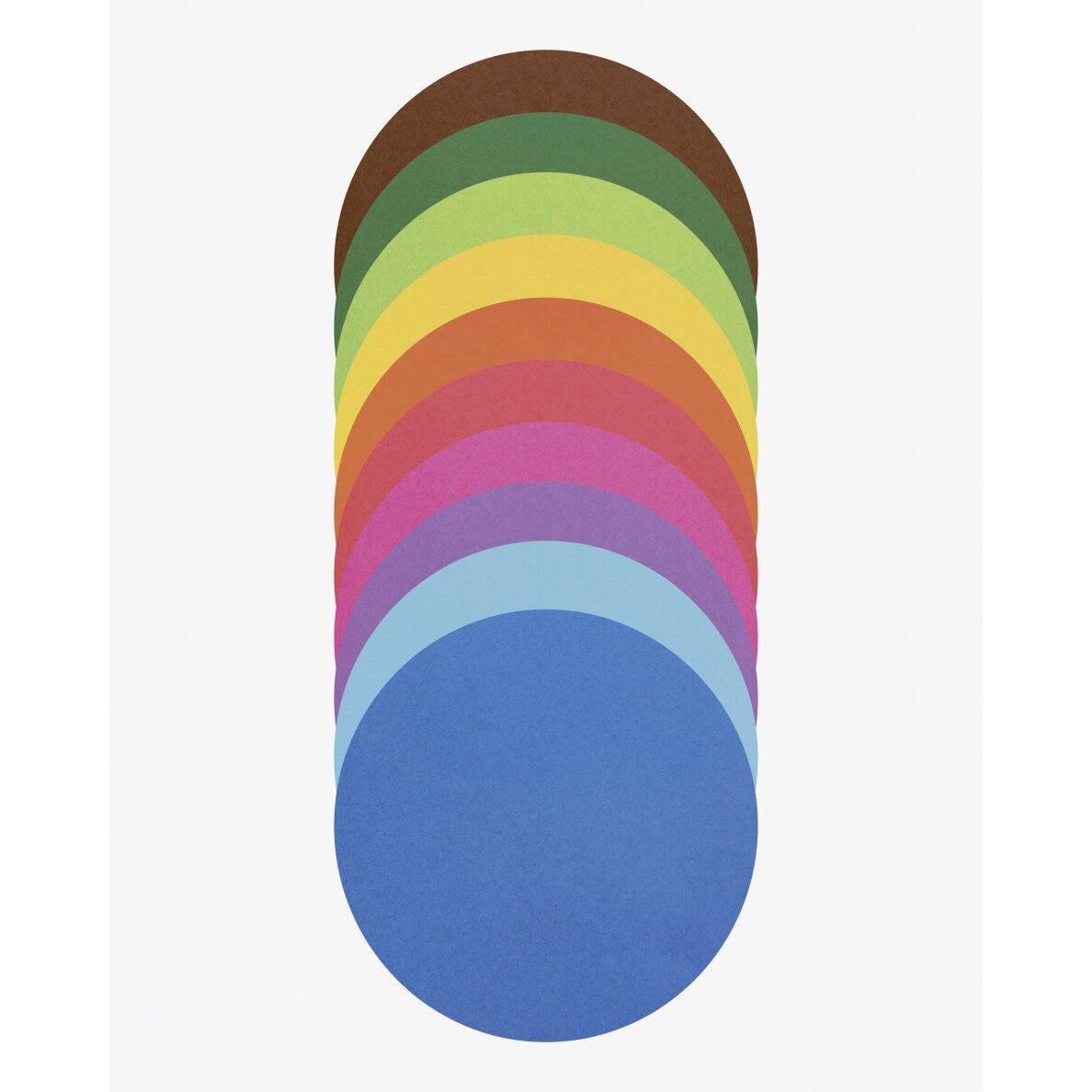 Folding Papers Round 70g/m2, Ø 15 cm, 100sheets, assorted colours 2
