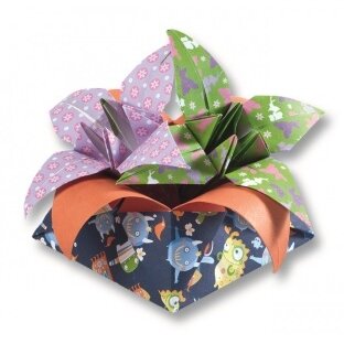 Folding Papers FUN FOR CHILDREN 80g/m², 15x15cm, 50 sheets, 10 assorted designs 1